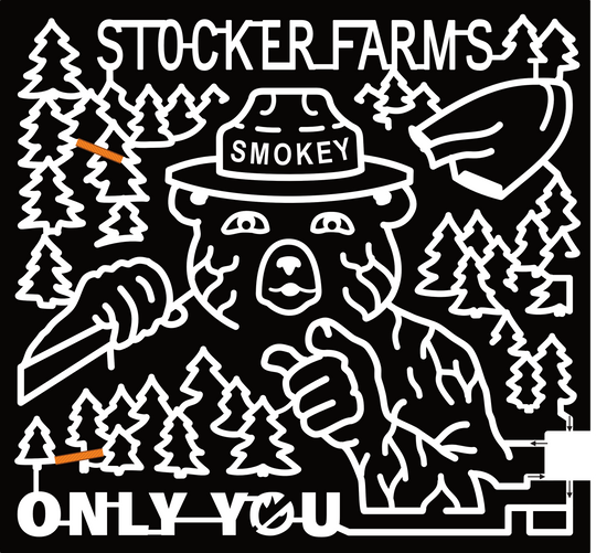 24_WA_Snohomish, Smokey The Bear, Stocker Farms, Only You, Tree, Shovel, Hat, Face, Forest
