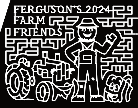 24_WI_Eau Claire, Fergusons Farm Friends, 2024, Tractor, Spookley, Scarecrow, person