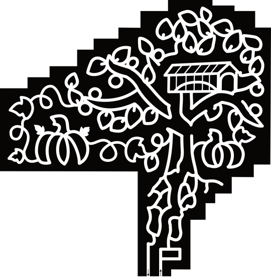 24_WV_Milton Tree, Barn, Leaves, Pumpkin, Treehouse