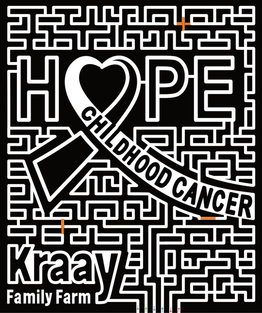 23_AB_Lacombe Hope, Childhood Cancer, Kraay Family Farm, Heart, Ribbon,
