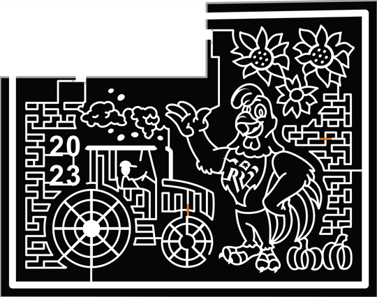 23_ND_WestFargo Red River Valley Fair, Flower, Rooster, Tractor, 2023, Pumpkin