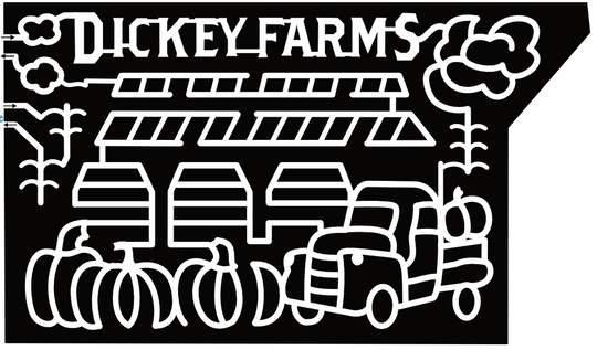 24_GA_Musella Dickey Farms, Building, Truck, Pumpkin, Cloud, Corn