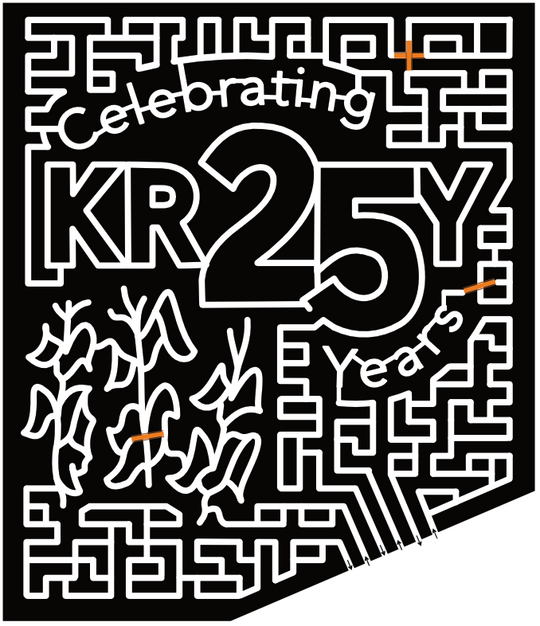 24_AB_Lacombe Celebrating, Years, 25, Kraay, Logo, Corn