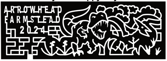 24_NJ_Manalapan Arrowhead Farmstead, 2024, Dinosaur, T-rex, Pterodactyl, Cloud