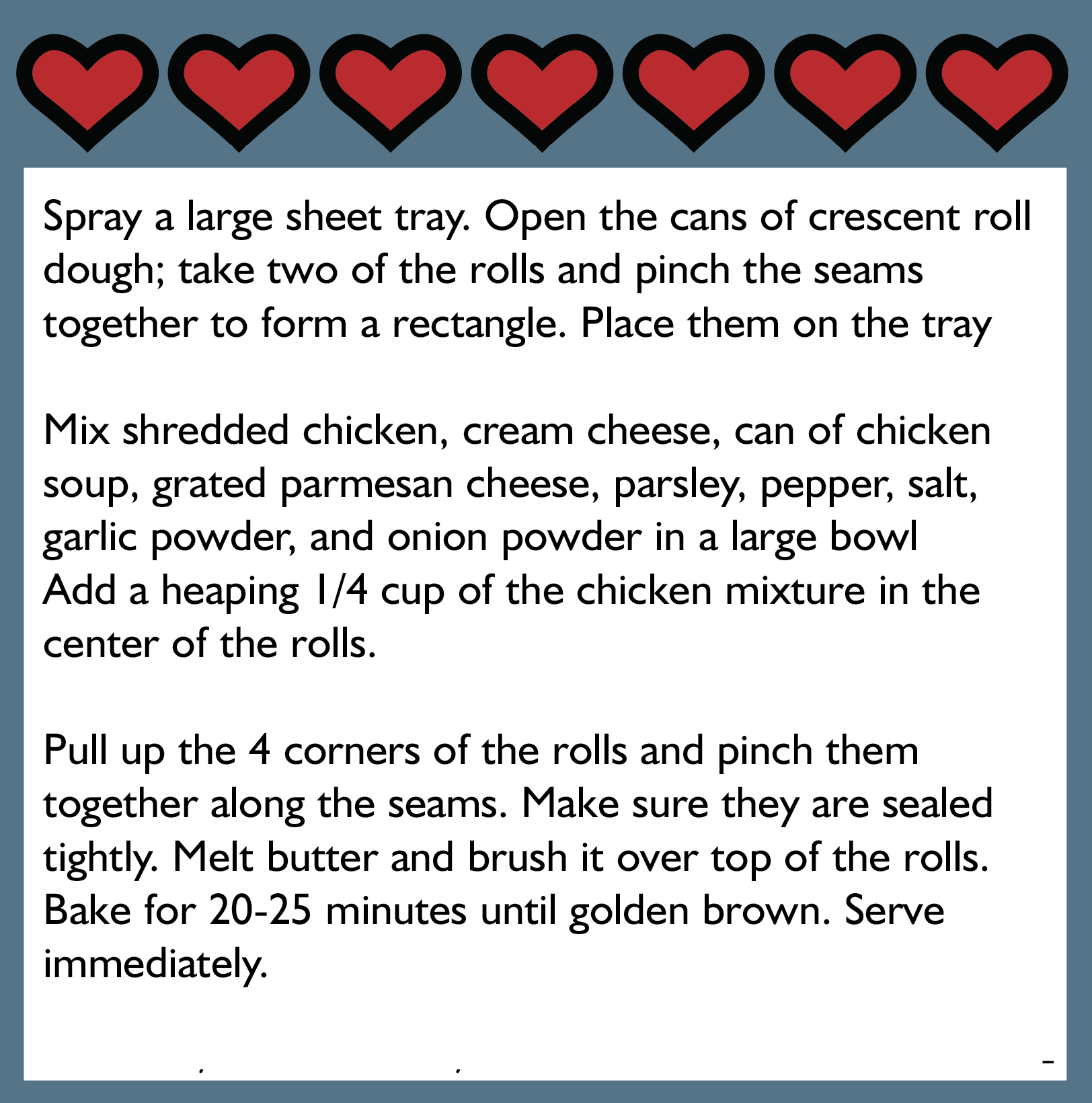 Chicken Pockets