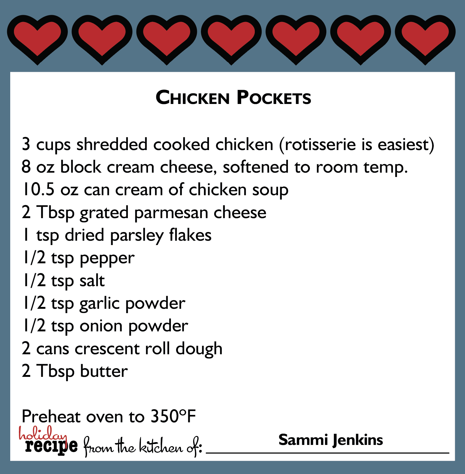 Chicken Pockets