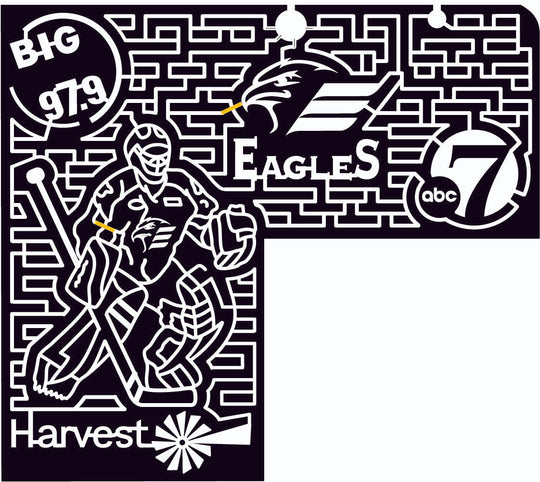 09_CO_Wellington Colorado, sport, Eagle, logo, Player, hockey, puck, stick, 2009, abc, logo, harvest, sports