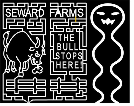 09_MS_Lucedale Mississippi, Bull, Animal, Fence, ghost maze, 2009