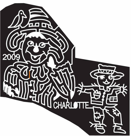 09_NC_Charlotte North Carolina, Scarecrow, crow, Bird, straw, Patch, 2009