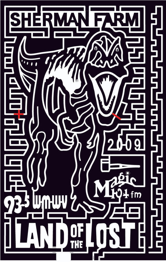 09_NH_Conway Center Dinosaur, logo, New Hampshire, t rex, Dino, sponsor, historic, 2009, ancient, magic104,