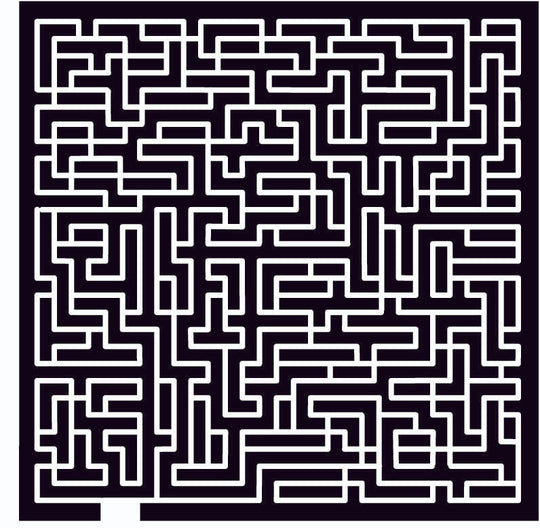 09_TX_Labyrinth Texas, maze, paths, lines, straight, 2009