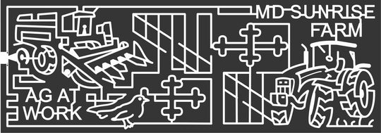 10_MD_Gambrills 2010, Tractor, wheel, Wheels, Bird, Ag, Agriculture, combine, equipment, Sunrise, Maryland