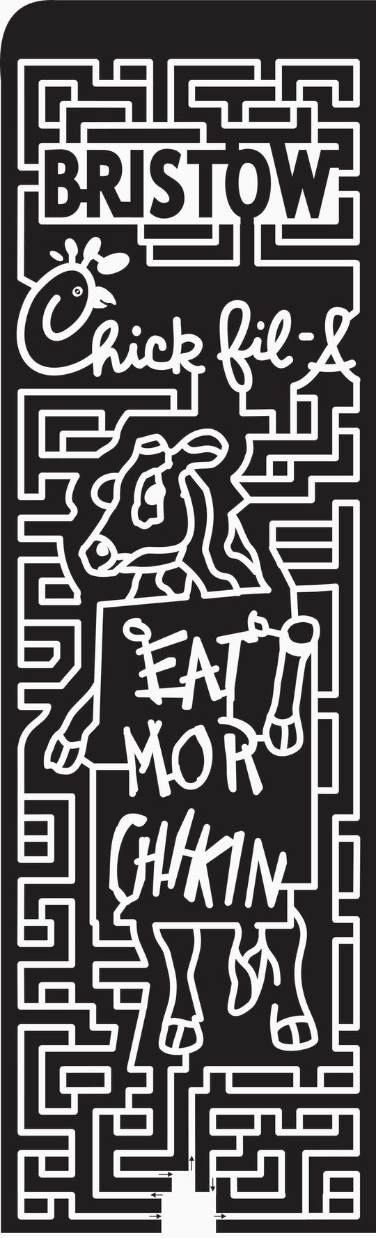 10_VA_Midland 2010, Animal, Chick Fil-A, Chikin, Cow, Bristow, Hoof, Hooves, sponsor, logo, Sign, Virginia, chickfila