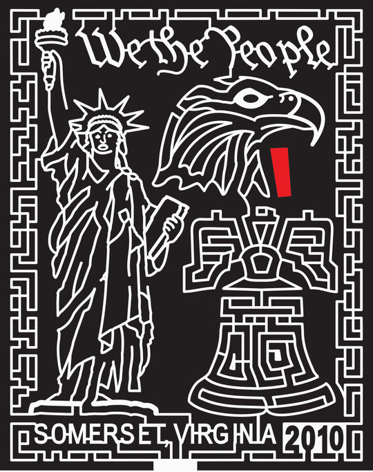 10_VA_Somerset 2010, America, Patriotic, Eagle, Beak, Crown, Torch, Bell, Statue, Statue of Liberty, Liberty, Somerset, Virginia