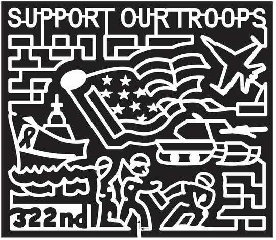 11_IA_Decorah Iowa, Flag, Ship, Ribbon, military, troop, jet, air force, United States, America, Patriotic, 2011, People.jpg