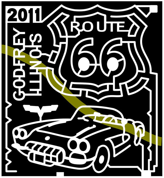 11_IL_Godfrey Illinois, route 66, Sign, Vehicle, classic, Road, 2011, highway.jpg