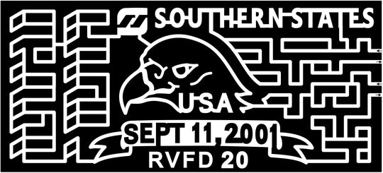 11_NC_Pelham North Carolina, Eagle, United States, USA, America, Patriotic, structure, banner, Ribbon, 2011.jpg