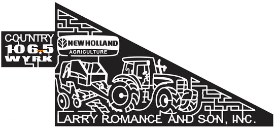 11_NY_Arcade New York, Tractor, New Holland, equipment, sponsor, logo, Radio, Agriculture, 2011.jpg