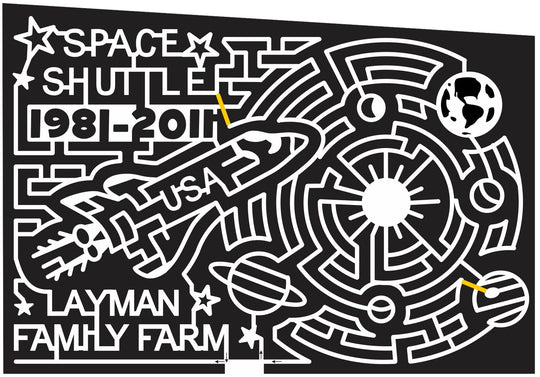 11_VA_Roanoke Virginia, Space, rocket, planet, solar system, Sun, globe, world, saturn, shuttle, 2011, Layman, Planets.jpg