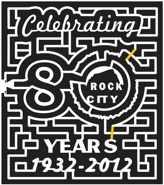 12_GA_Rock_City Georgia, logo, rock, number, Years, 2012, 80