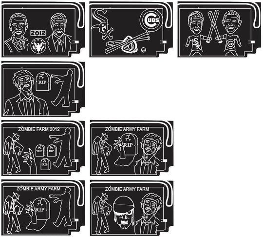 12_IL_Crest_Hill_2 Illinois, tombstone, zombie, Hand, Scary, bat, Baseball, sport, romney, sox, cubs, Halloween, 2012