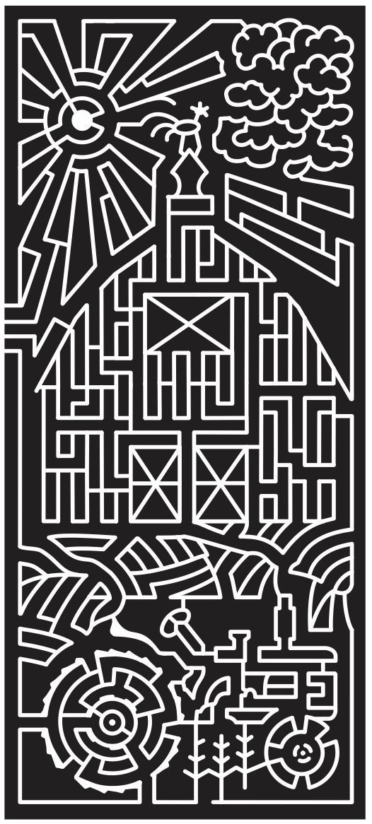 12_IN_Greenfield Indiana, Barn, farm, Rooster, Cloud, Sun, Tractor, 2012, Chicken, Stalk