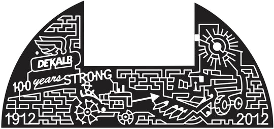 12_KS_Hugoton Kansas, combine, Tractor, Sun, Farmer, dekalb, logo, sponsor, 2012