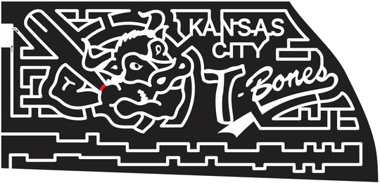 12_KS_Overland_Park Kansas, Baseball, bat, Cow, Team, mascot, Sports, 2012, Bull, logo, sponsor, t-bones