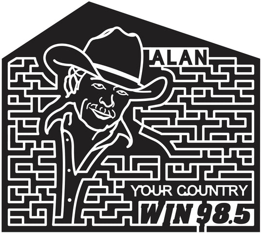 12_MI_Richland Michigan, singer, musician, Music, Alan Jackson, celebrity, famous, 2012, Person, People, Radio, logo, sponsor, radio logo