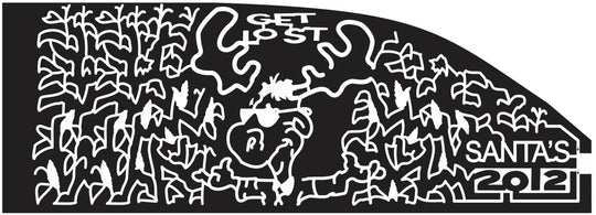 12_NH_Stewardstown New Hampshire, Animal, Corn, reindeer, sunglasses, Lost, cob, Stalk, 2012, santas, moose