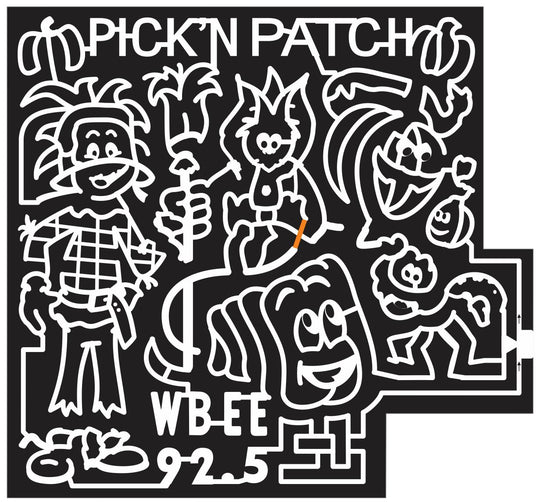 12_NY_Stanley New York, Scarecrow, Pumpkin, spookley, Broom, Pick, Patch, WBEE, Radio, logo, sponsor, pitch, fork, hay, 2012