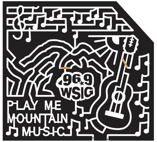 12_VA_Harrisonburgh Virginia, Guitar, Note, Music, Sun, clef, treble, 2012, radio logo, logo, sponsor