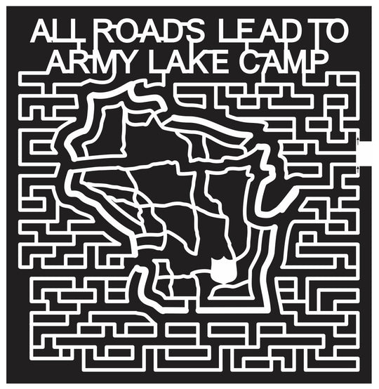 12_WI_East_Troy Wisconsin, state, shape, Army, camp, Sign, paths, 2012, lake, roads, highway