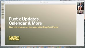 Funtix and Shopify features including Shopify's 2.0 website theme Funtix calendar and more