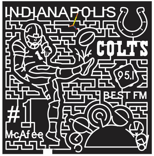 14_IN_Waterloo 2014 Indiana indianapolis colts football sports horseshoe player kick helmet mcafee 951 sponsor logo.JPG