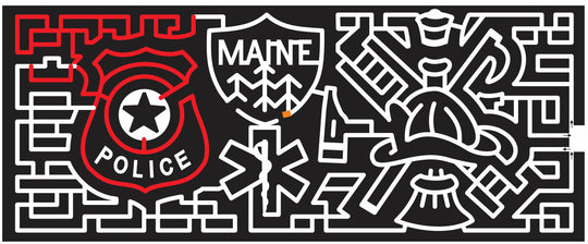 14_ME_Corinna 2014 Maine police firefighter fire emt ambulance forest badge shield heroes hero.JPG