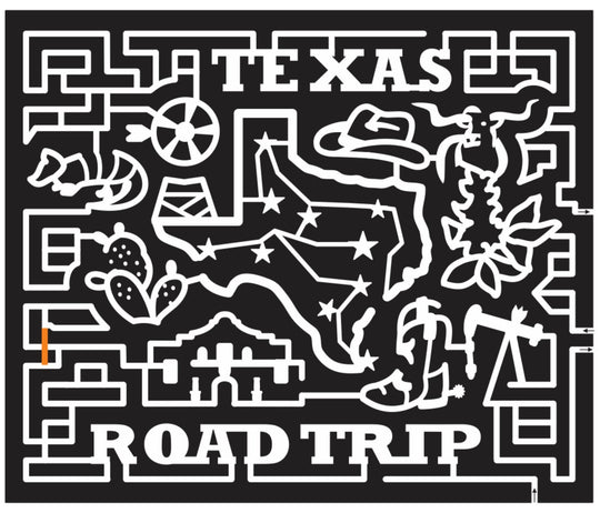 14_TX_Brenham 2014 Texas state shape bull hat cowboy cactus boot alamo spur oil windmill armadillo road trip.JPG