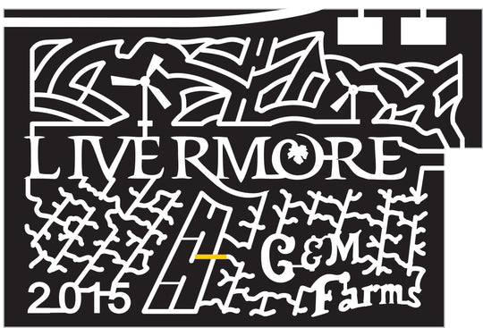 15_CA_Livermore 2015, California, Livermore, crops, G & M Farms, windmill, road, corn, rows