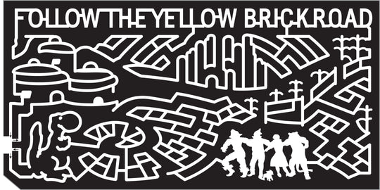 15_CA_Santa Rosa 2015, California, Santa Rosa, Follow the yellow brick road, wizard of oz, fence, dinosaur, dino, castle, corn