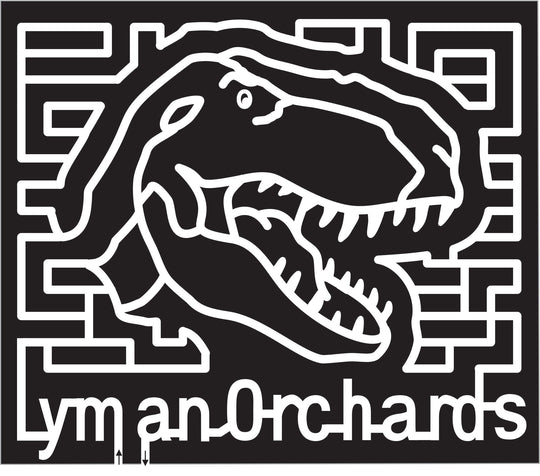 15_CT_Middlefield kiddie maze 2015, Connecticut, Middlefield, Dinosaur, T-Rex, Animal