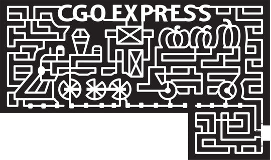 15_IA_Cambridge, 2015, Iowa, Cambridge, CGO Express, Train, Engine, Trailor, Pumpkin, Pumpkins, railroad