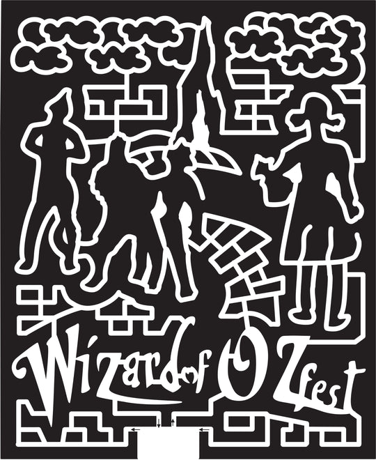 15_IL_TinleyPark, 2015, Illinois, Tinley Park, Wizard of Oz, Ozfest, clouds, brick road, Dorothy, Tin Man, Scarecrow, Lion