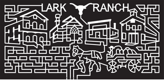 15_IN_Greenfield, 2015, Indiana, Greenfield, Lark Ranch, Horse, Wagon, Bull Head, Wild West, Western, Saloon, Bank, Church, buildings, Cow head