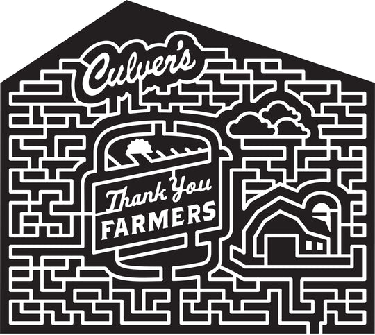 15_MI_Richland, 2015, Michigan, Richland, Thank You, Farmers, Culvers, Clouds, Farm, Barn, Silo, Logo, Sponsor, Sign