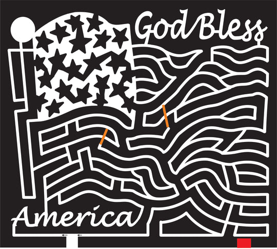 15_MN_Delano 2015, Minnesota, Delano, God Bless America, Patriot, Patriotism, Stars and Stripes, American Flag, Flag Pole, USA