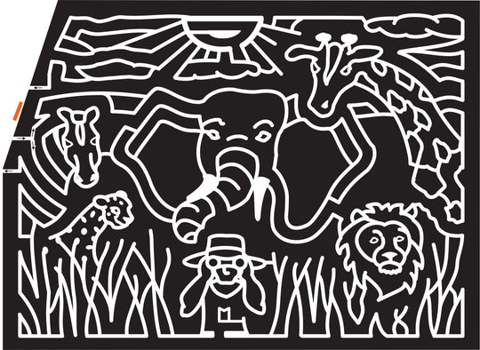 15_MO_Sikeston, 2015, Missouri, Sikeston, Safari, Zebra, Elephant, Giraffe, Lion, Leopard, Cheetah, Animals, Africa, Savanna, Clouds, Sun, Grass, WIld Life, Person, Binoculars, Hat