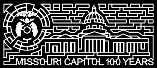 15_Mo_Jefferson City, 2015, Missouri, Jefferson City, Capitol, 100 Years, bulings, bear, star, state capitol, government building, white house