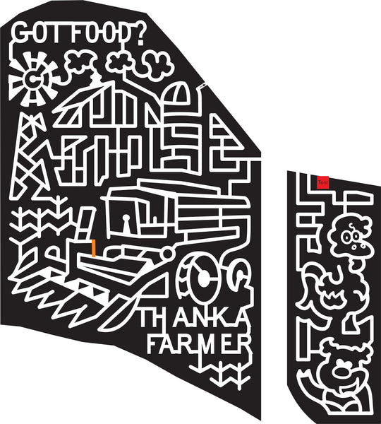 15_NC_Charlotte 2015, North Carolina, Charlotte, Got food, Windmill, Clouds, Barn, Silo, Wheat, Corn, Combine, Thank a farmer, Animals, Pig, Rooster, Chicken