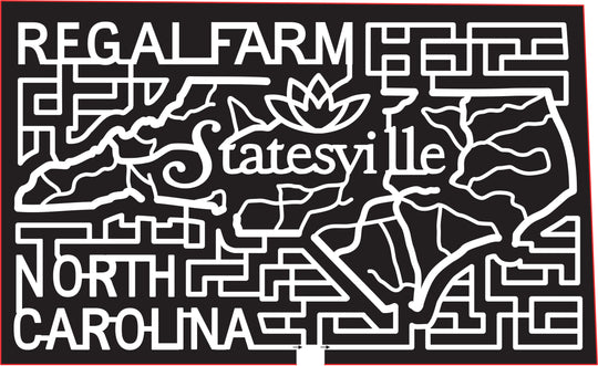 15_NC_Statesville 2015, North Carolina, Statesville, Regal Farm, Logo, Flower, State, Highway, Highways, Pedal