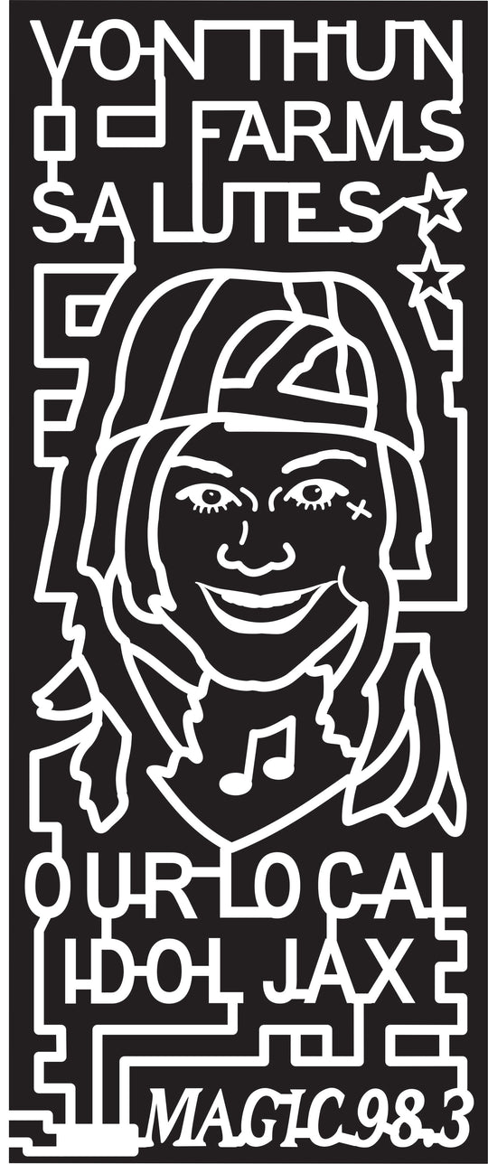 15_NJ_Monmouth 2015, New Jersey, Monmouth, Jax, American Idol, Singer, Celebrity, Music, Notes, Star, Stars, Vonthun Farms Salutes Our Local Idol Jax, Woman, Face, Person, Radio station